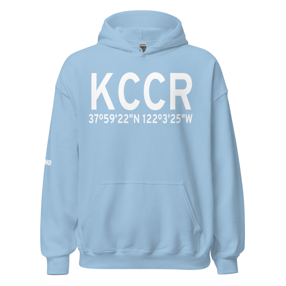 Buchanan Field (KCCR) ICAO Hoodie Sweatshirt 