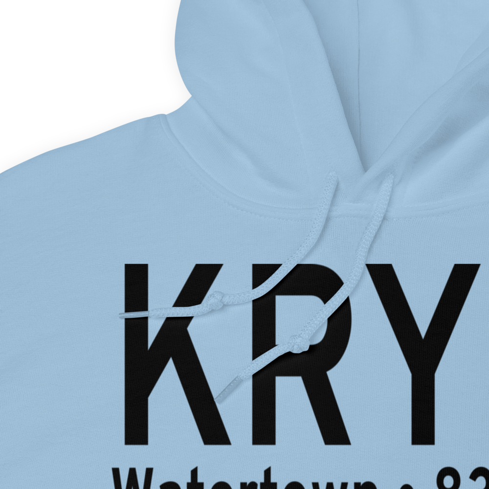 Watertown Municipal Airport (KRYV) ICAO Hoodie Sweatshirt 
