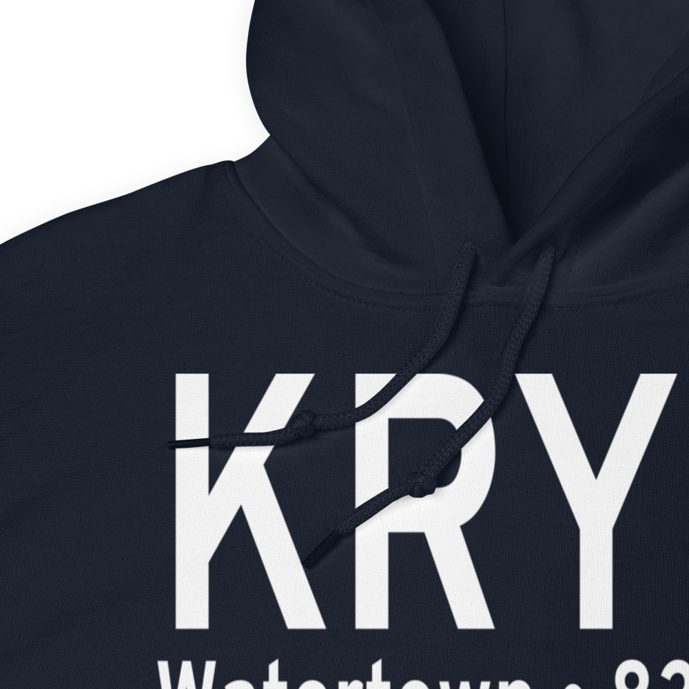 Watertown Municipal Airport (KRYV) ICAO Hoodie Sweatshirt 