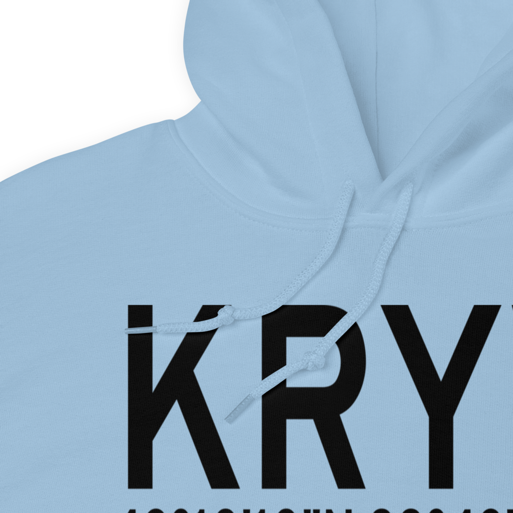 Watertown Municipal Airport (KRYV) ICAO Hoodie Sweatshirt 