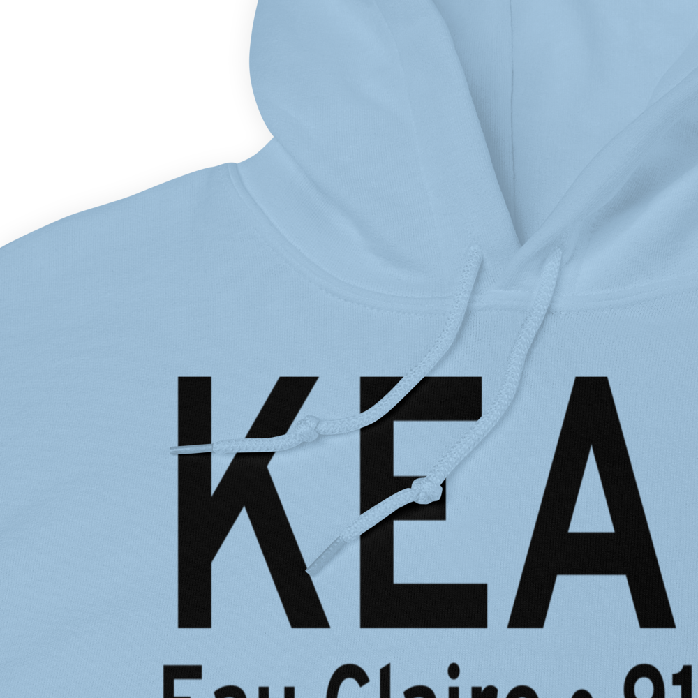 Chippewa Valley Regional Airport (KEAU) ICAO Hoodie Sweatshirt 