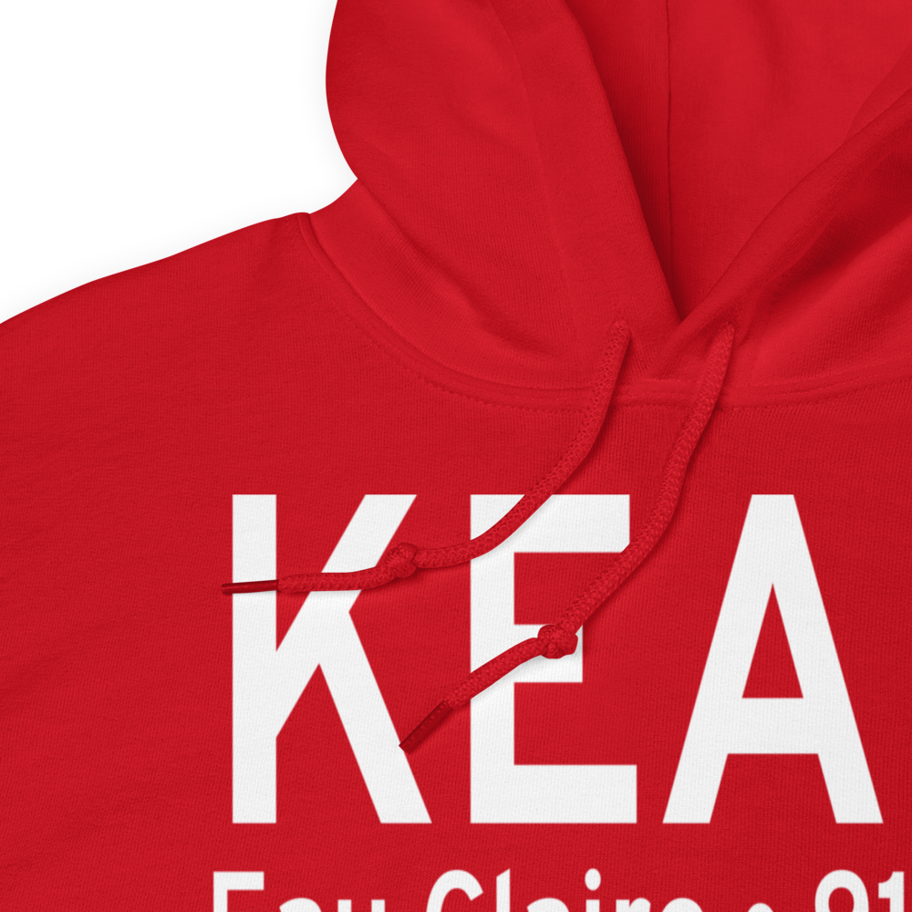 Chippewa Valley Regional Airport (KEAU) ICAO Hoodie Sweatshirt 