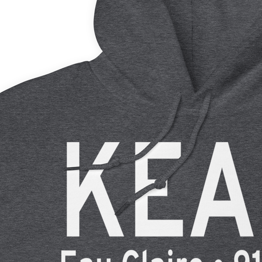 Chippewa Valley Regional Airport (KEAU) ICAO Hoodie Sweatshirt 