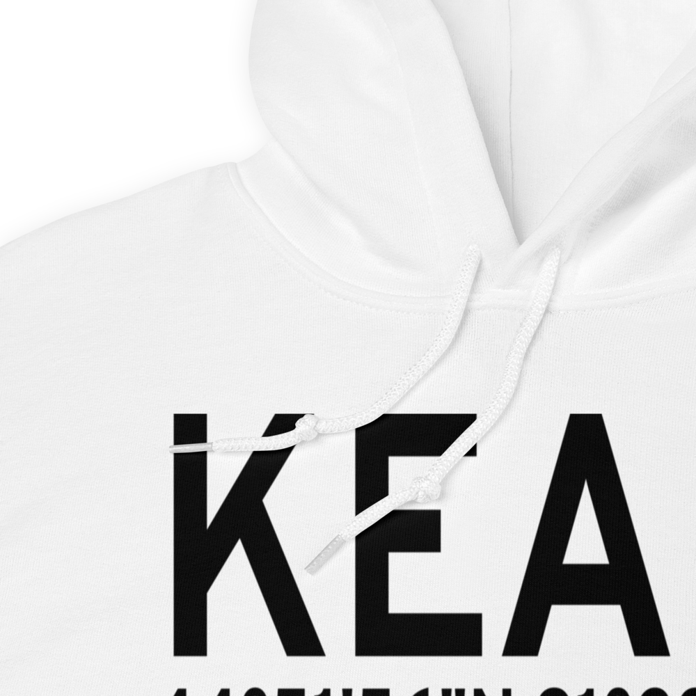 Chippewa Valley Regional Airport (KEAU) ICAO Hoodie Sweatshirt 
