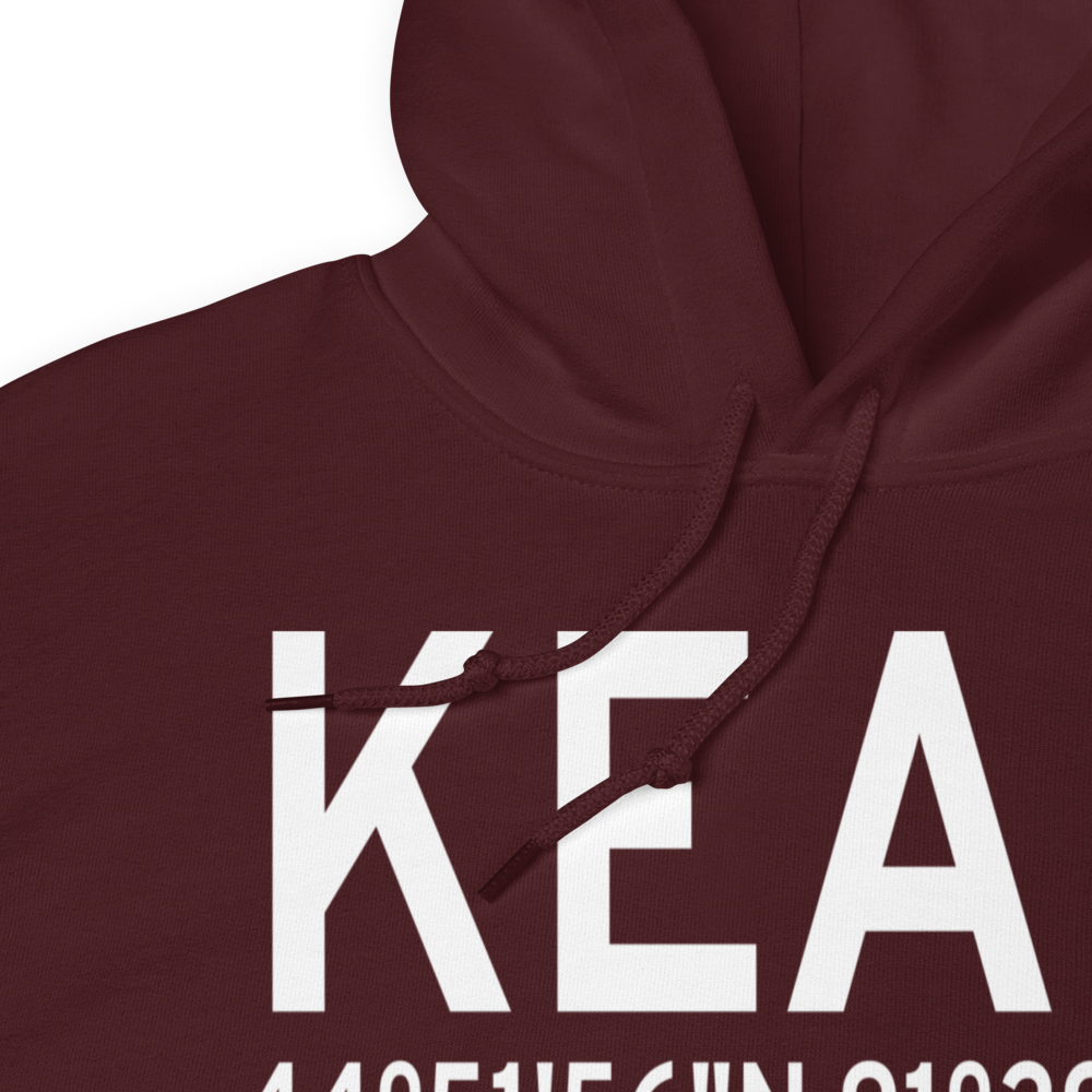 Chippewa Valley Regional Airport (KEAU) ICAO Hoodie Sweatshirt 