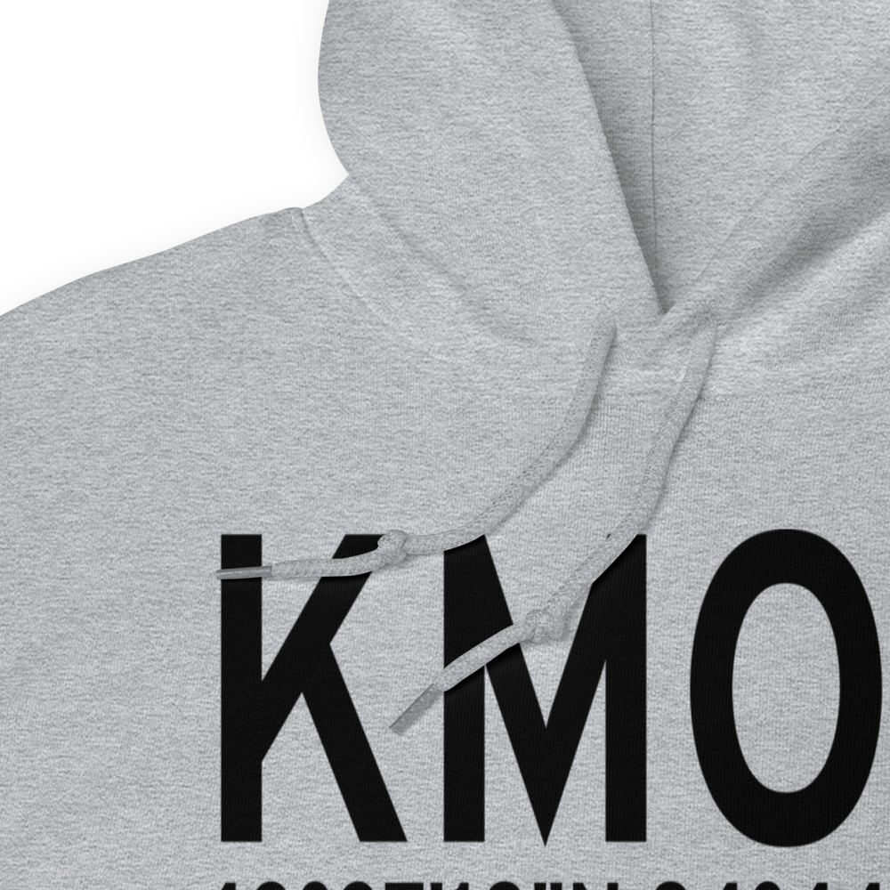 Mount Pleasant Municipal Airport (KMOP) ICAO Hoodie Sweatshirt 
