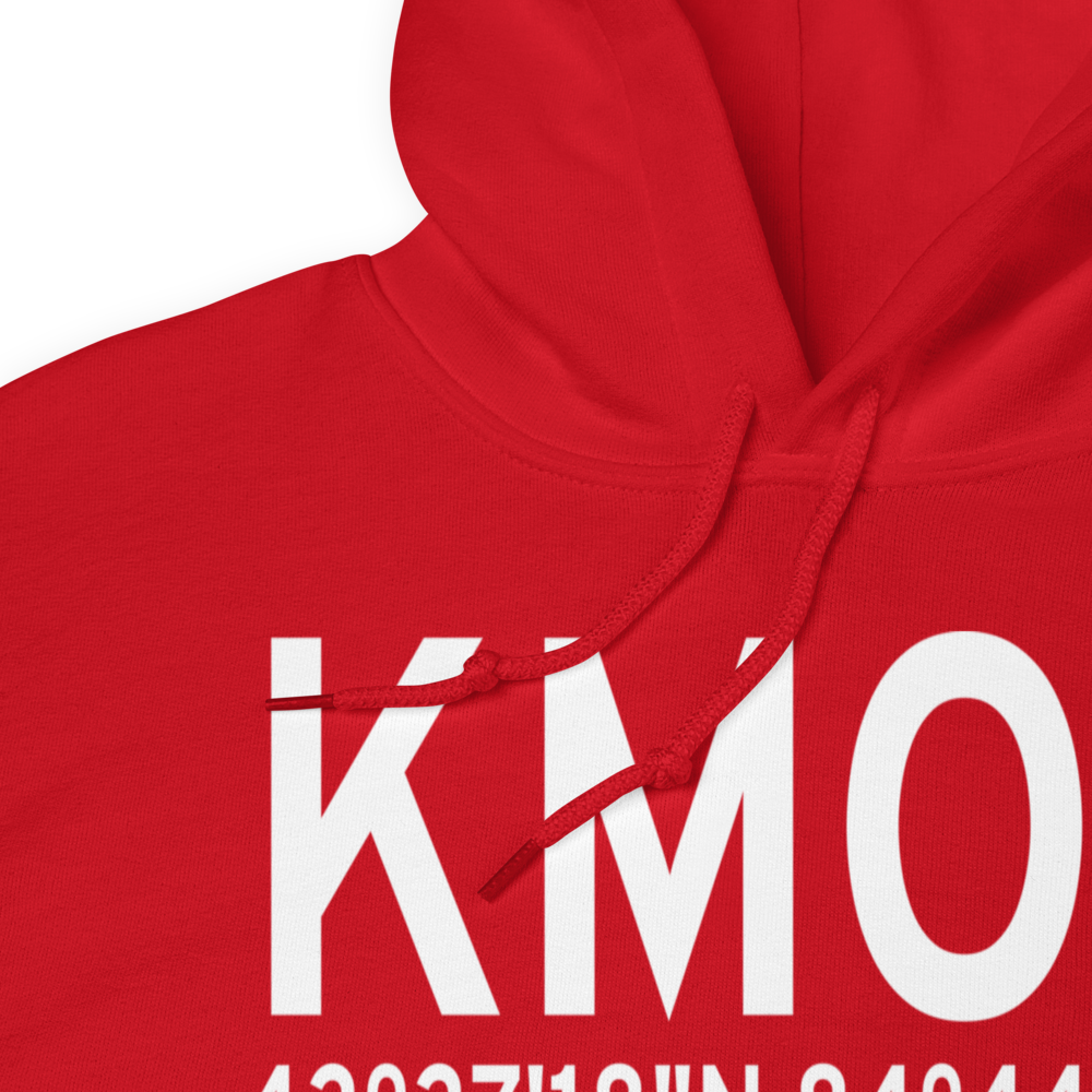 Mount Pleasant Municipal Airport (KMOP) ICAO Hoodie Sweatshirt 