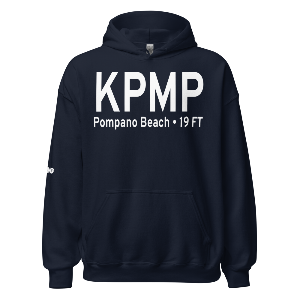 Pompano Beach Airpark (KPMP) ICAO Hoodie Sweatshirt 