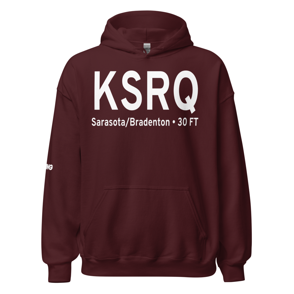 Sarasota Bradenton International Airport (KSRQ) ICAO Hoodie Sweatshirt 