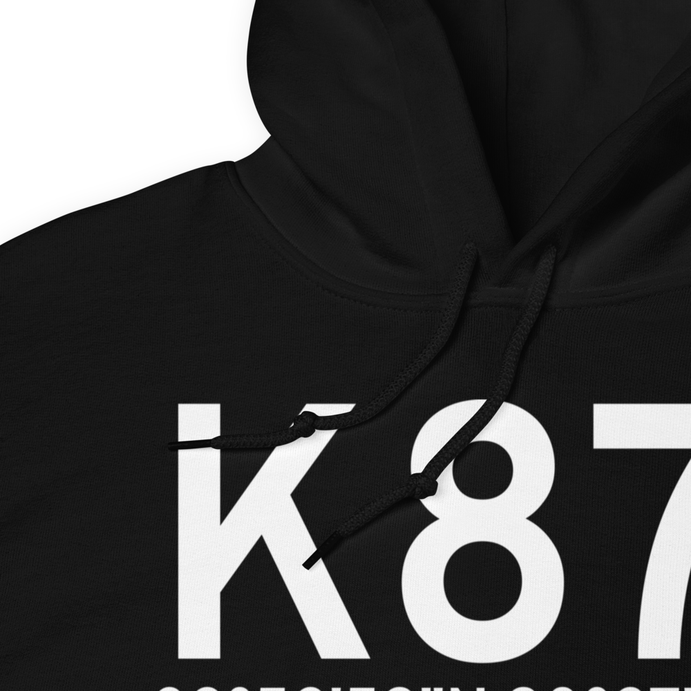 Yazoo County Airport (K87I) ICAO Hoodie Sweatshirt 