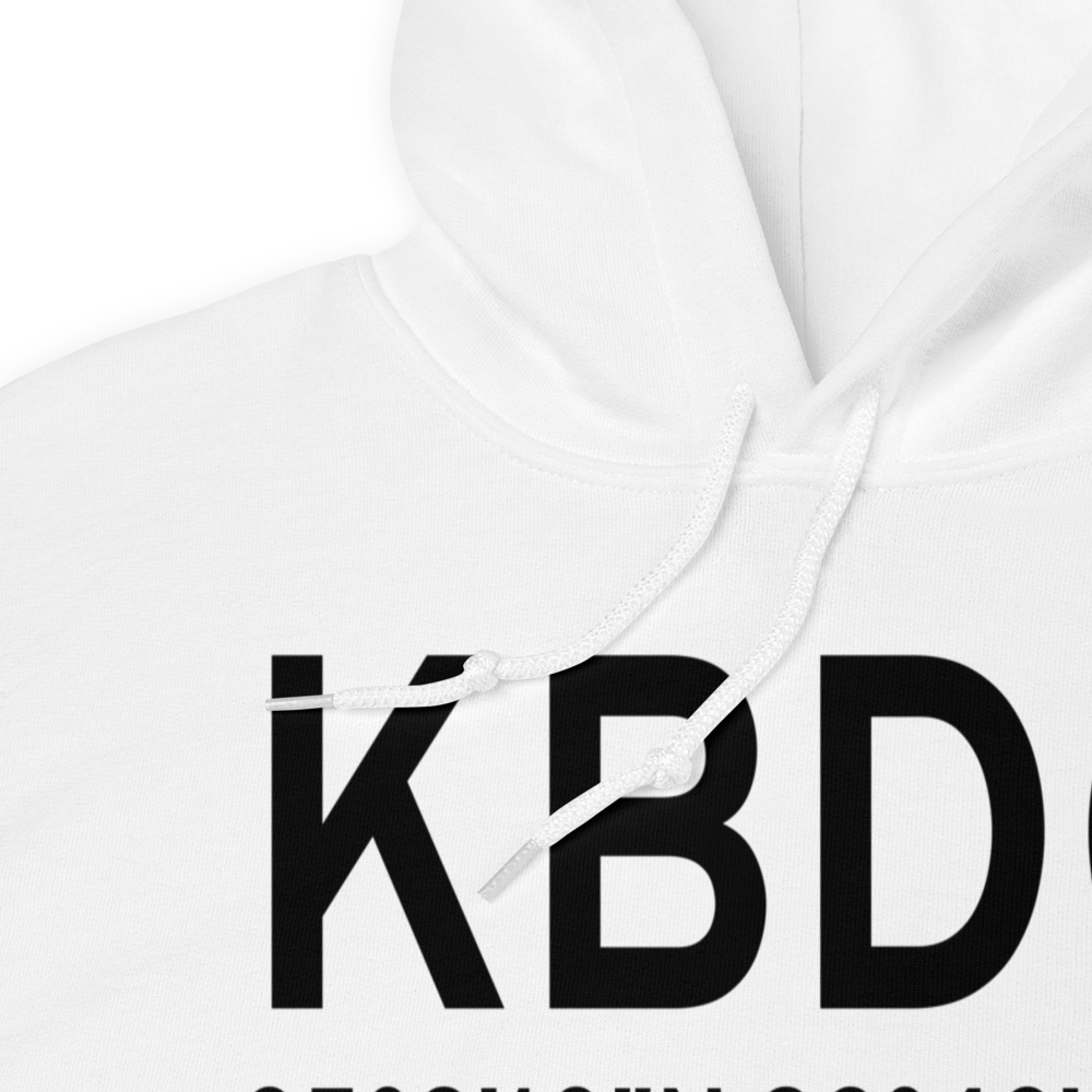 Morrilton Municipal Airport (KBDQ) ICAO Hoodie Sweatshirt 