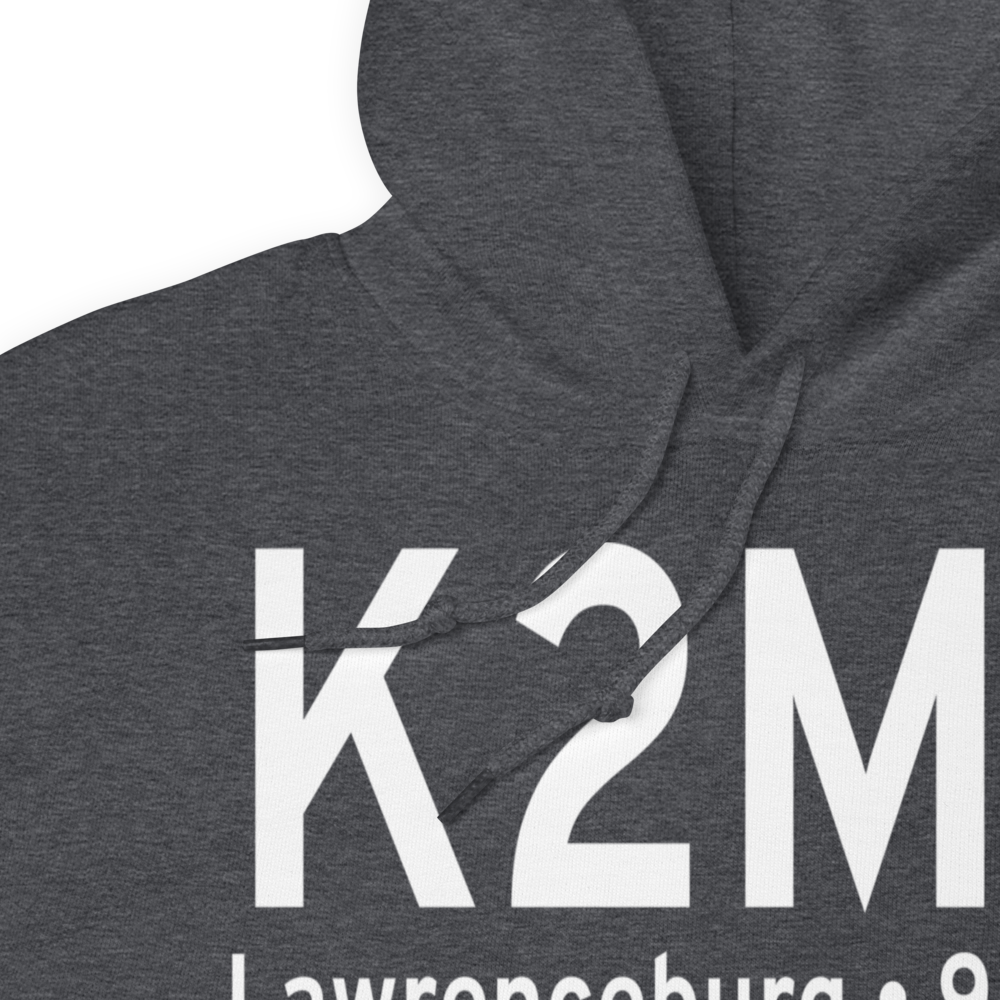 Lawrenceburg Lawrence County Airport (K2M2) ICAO Hoodie Sweatshirt 