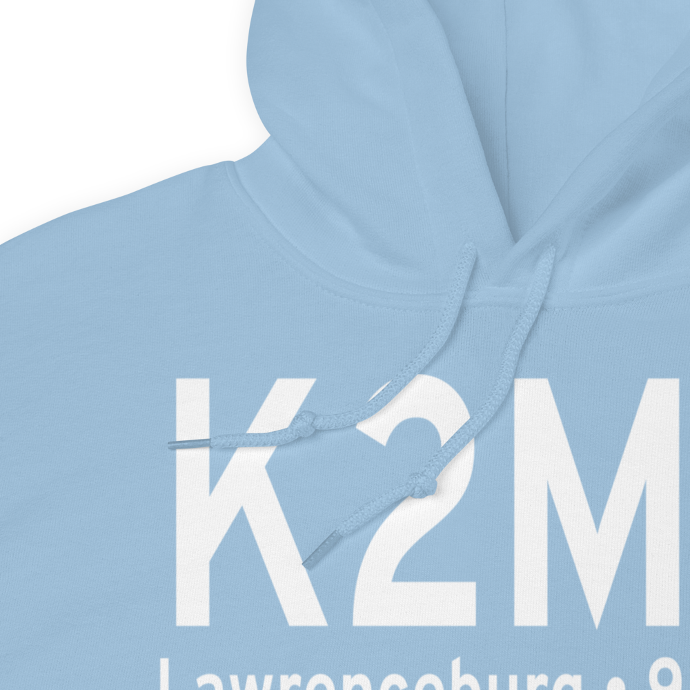 Lawrenceburg Lawrence County Airport (K2M2) ICAO Hoodie Sweatshirt 