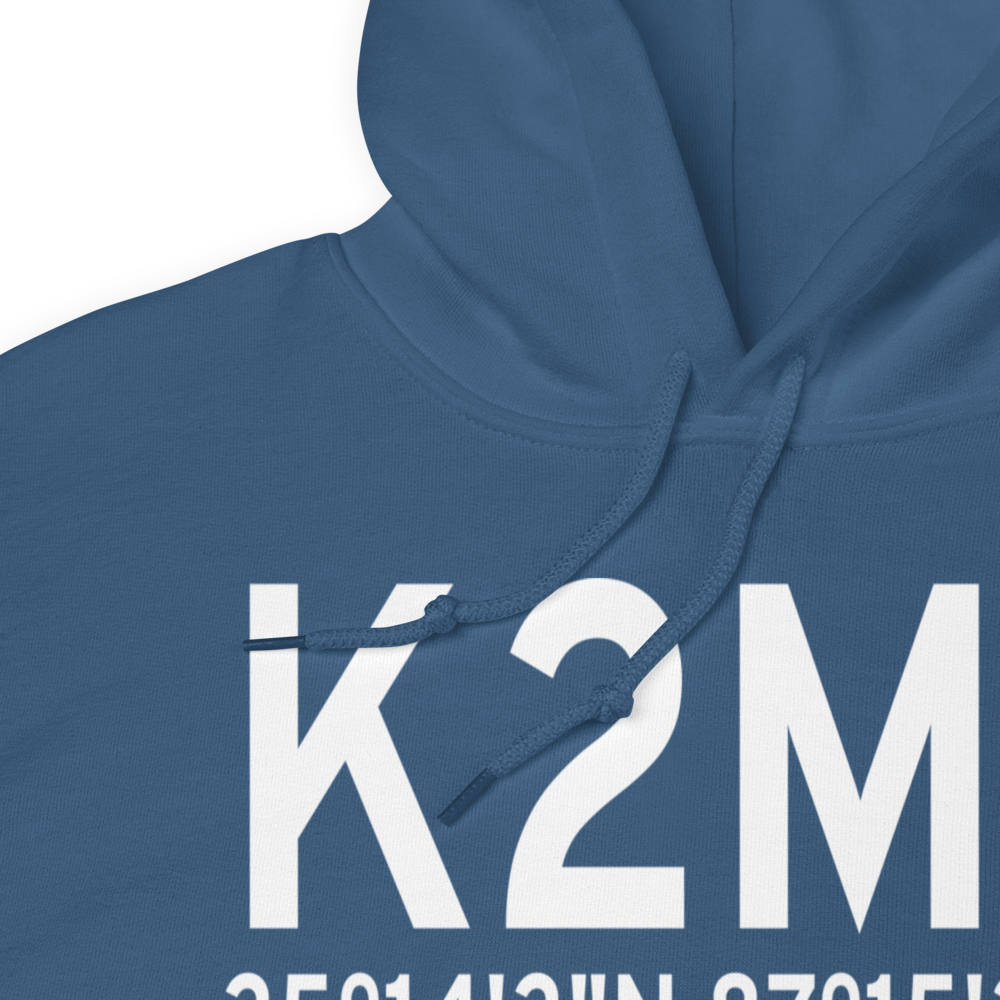 Lawrenceburg Lawrence County Airport (K2M2) ICAO Hoodie Sweatshirt 