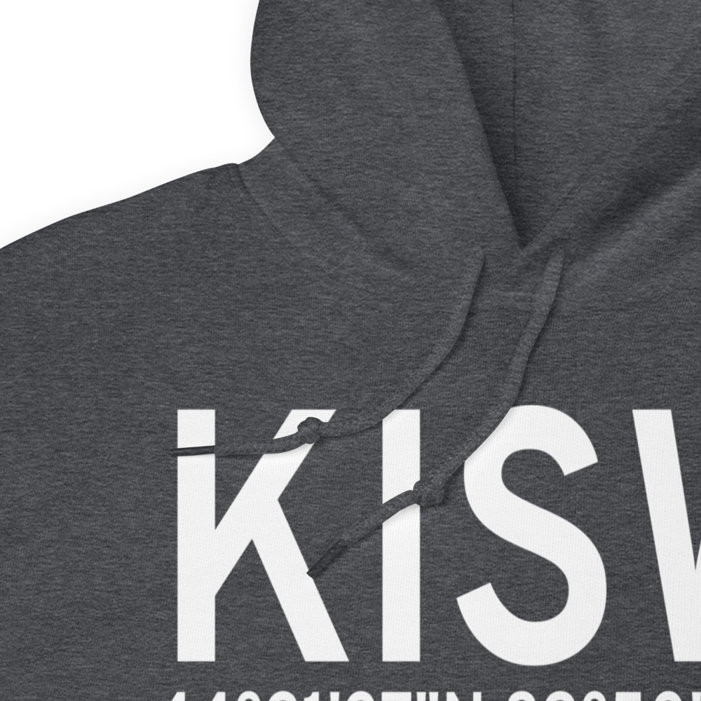 Alexander Field South Wood County Airport (KISW) ICAO Hoodie Sweatshirt 