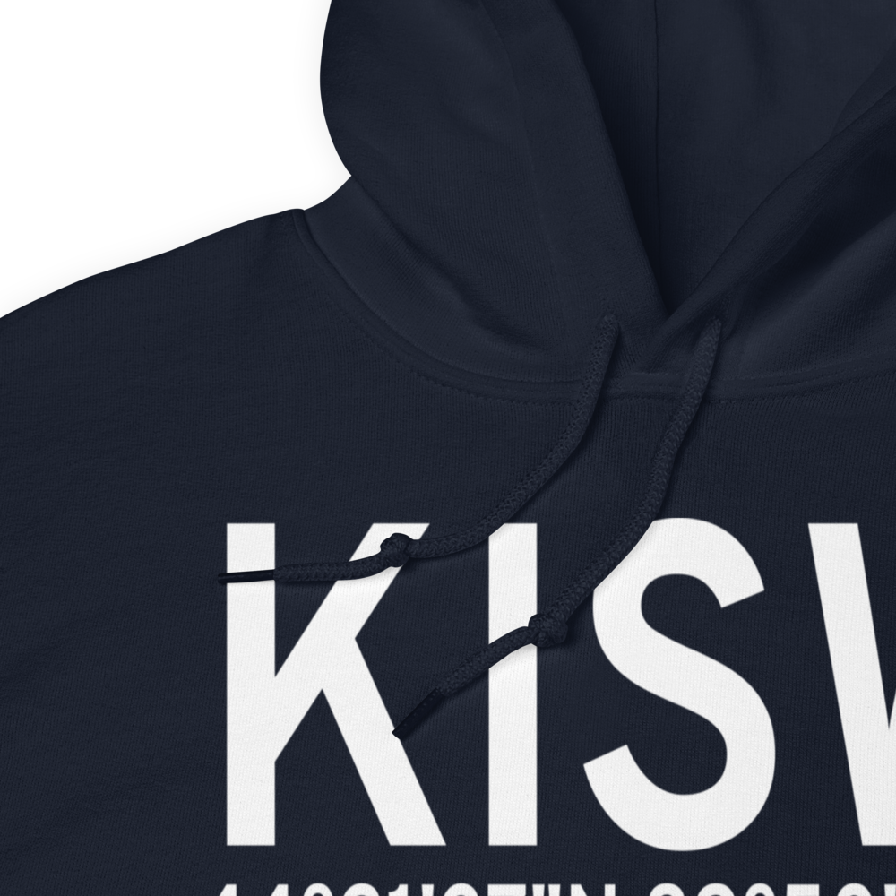 Alexander Field South Wood County Airport (KISW) ICAO Hoodie Sweatshirt 