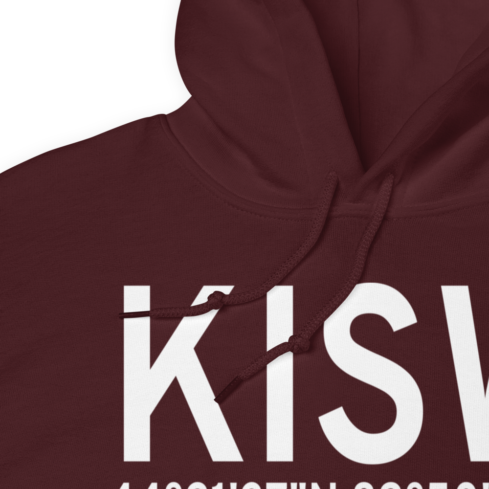 Alexander Field South Wood County Airport (KISW) ICAO Hoodie Sweatshirt 