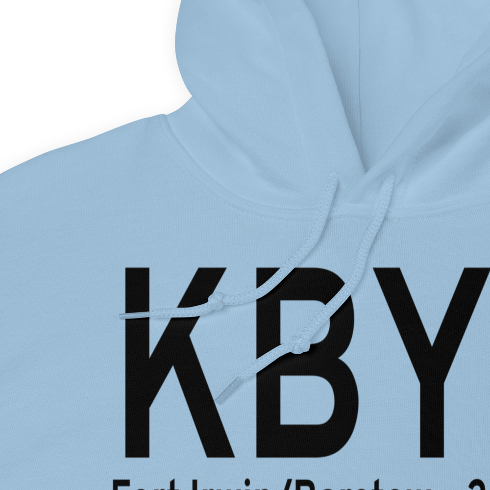 Bicycle Lake Army Air Field (KBYS) ICAO Hoodie Sweatshirt 