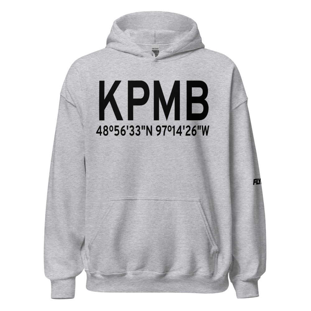 Pembina Municipal Airport (KPMB) ICAO Hoodie Sweatshirt 