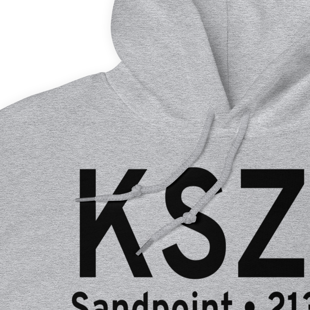 Sandpoint Airport (KSZT) ICAO Hoodie Sweatshirt 