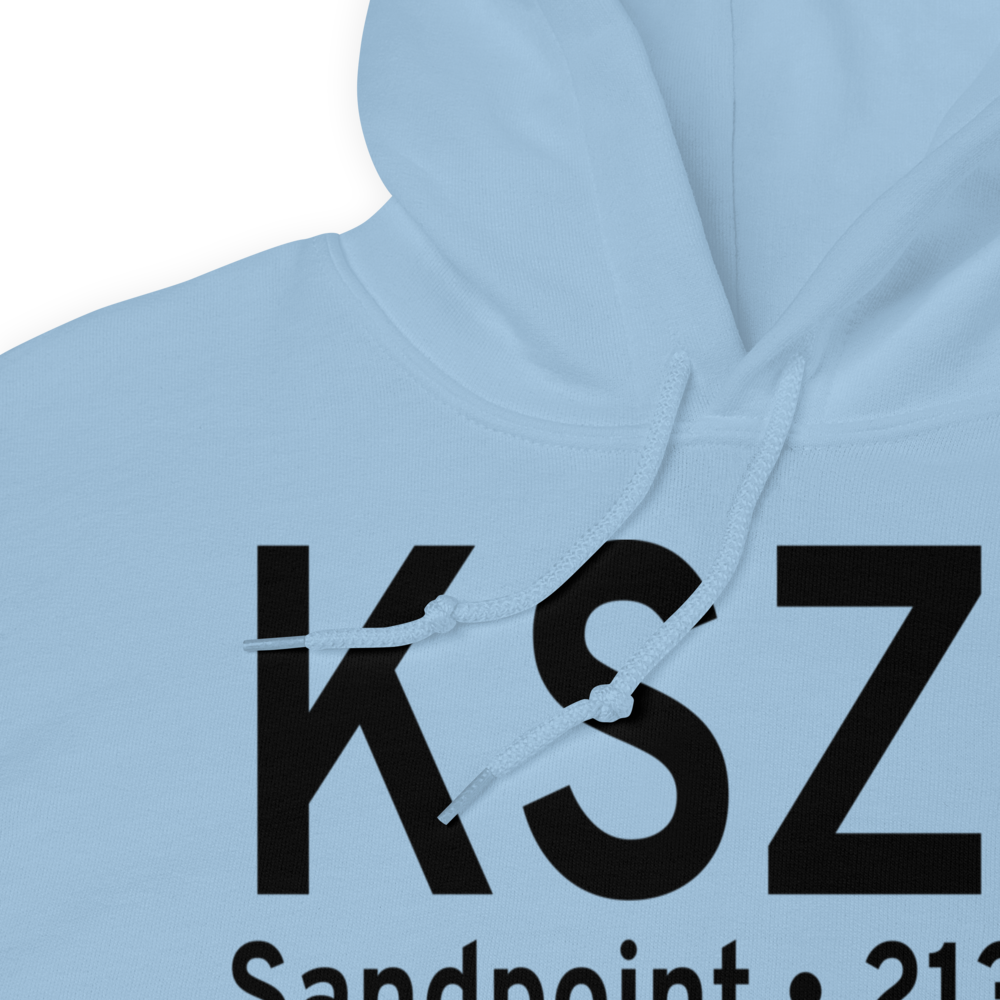 Sandpoint Airport (KSZT) ICAO Hoodie Sweatshirt 