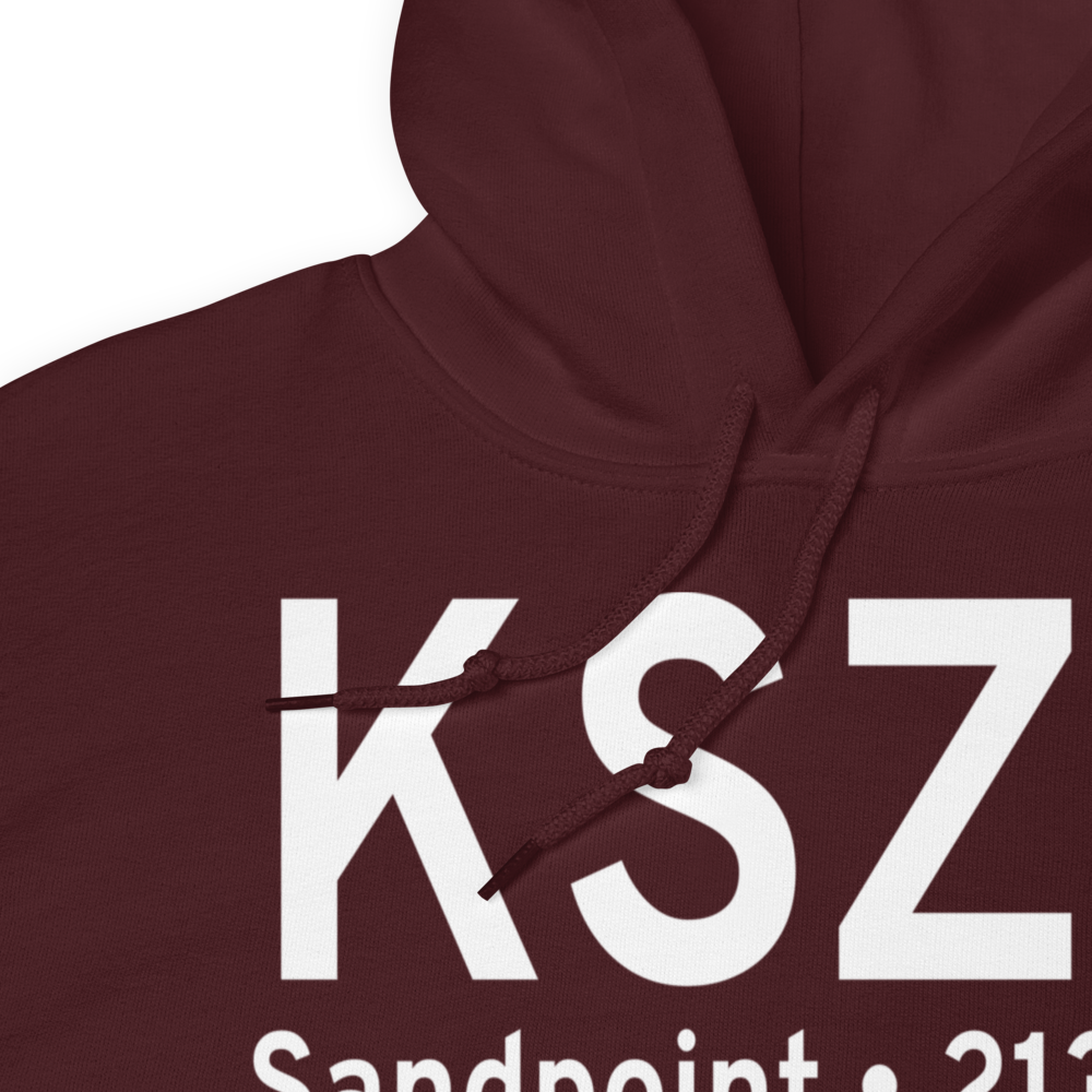 Sandpoint Airport (KSZT) ICAO Hoodie Sweatshirt 