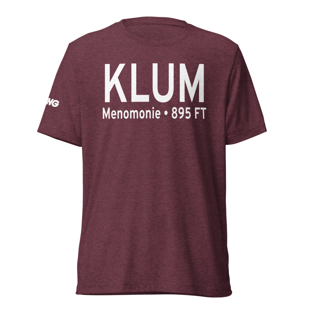 Menomonie Municipal Score Field (KLUM) ICAO Tri-blend T-Shirt 