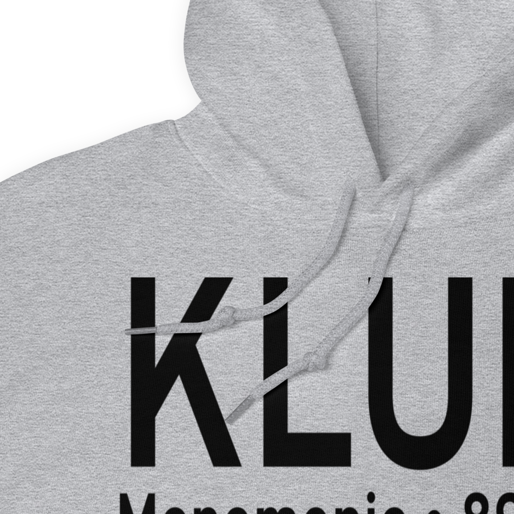 Menomonie Municipal Score Field (KLUM) ICAO Hoodie Sweatshirt 