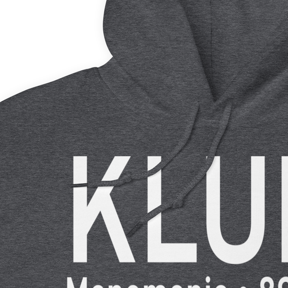 Menomonie Municipal Score Field (KLUM) ICAO Hoodie Sweatshirt 
