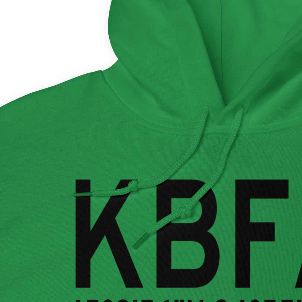 Boyne Mountain Airport (KBFA) ICAO Hoodie Sweatshirt 