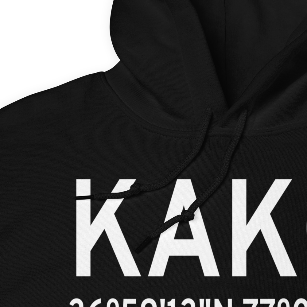 Wakefield Municipal Airport (KAKQ) ICAO Hoodie Sweatshirt 