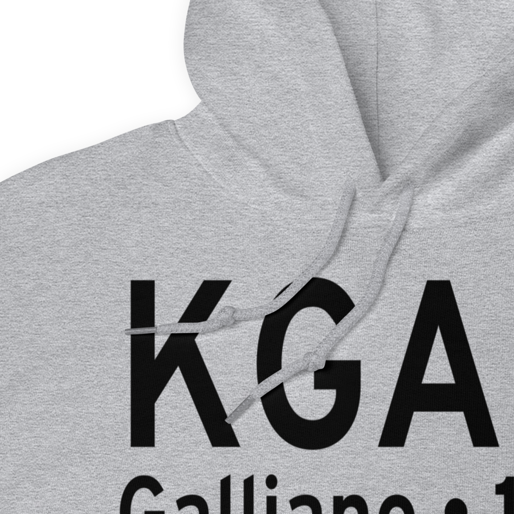 South Lafourche Leonard Miller Jr Airport (KGAO) ICAO Hoodie Sweatshirt 