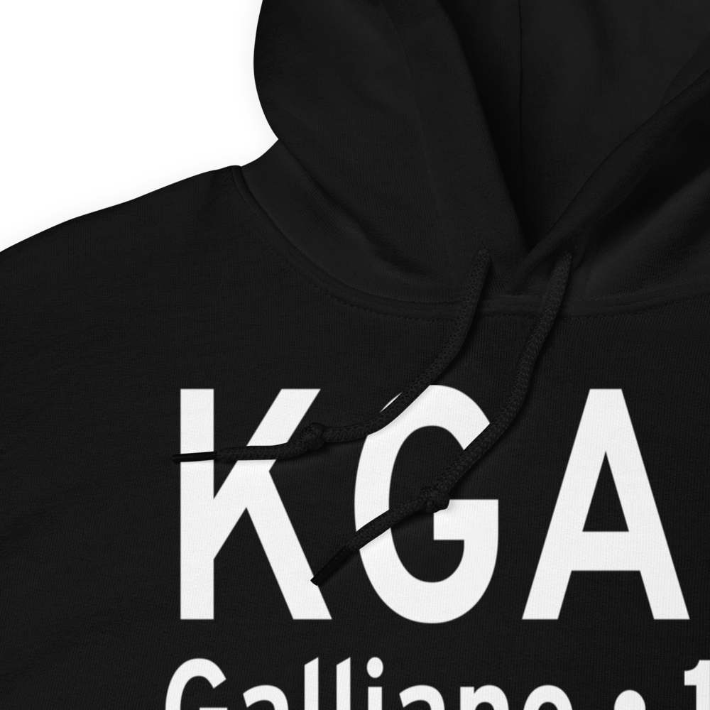 South Lafourche Leonard Miller Jr Airport (KGAO) ICAO Hoodie Sweatshirt 