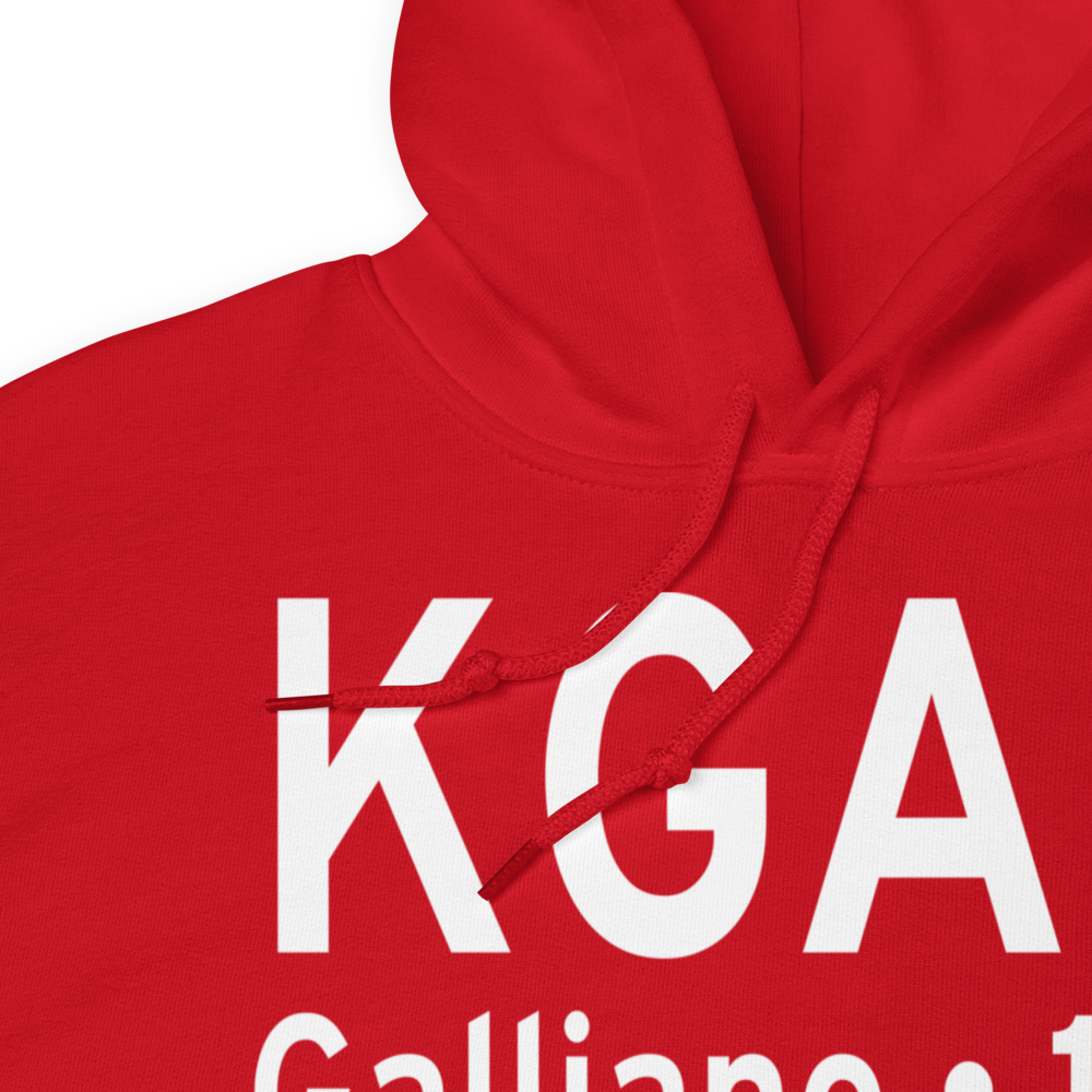 South Lafourche Leonard Miller Jr Airport (KGAO) ICAO Hoodie Sweatshirt 