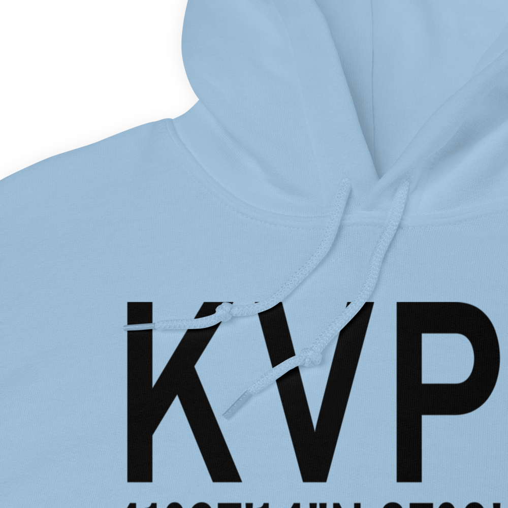 Porter County Municipal Airport (KVPZ) ICAO Hoodie Sweatshirt 