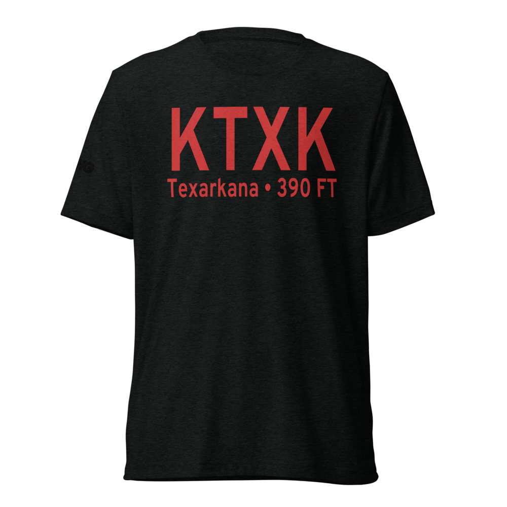Texarkana Regional Webb Field (KTXK) ICAO Tri-blend T-Shirt 