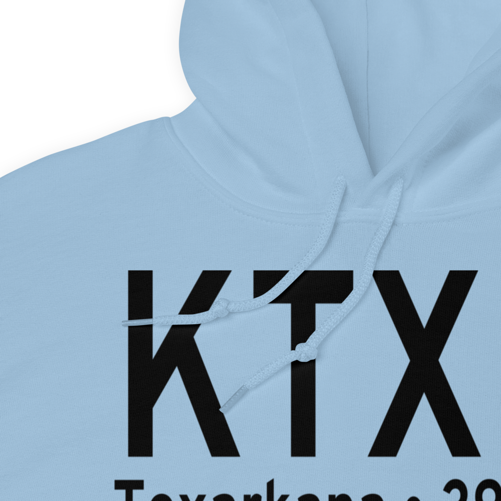 Texarkana Regional Webb Field (KTXK) ICAO Hoodie Sweatshirt 