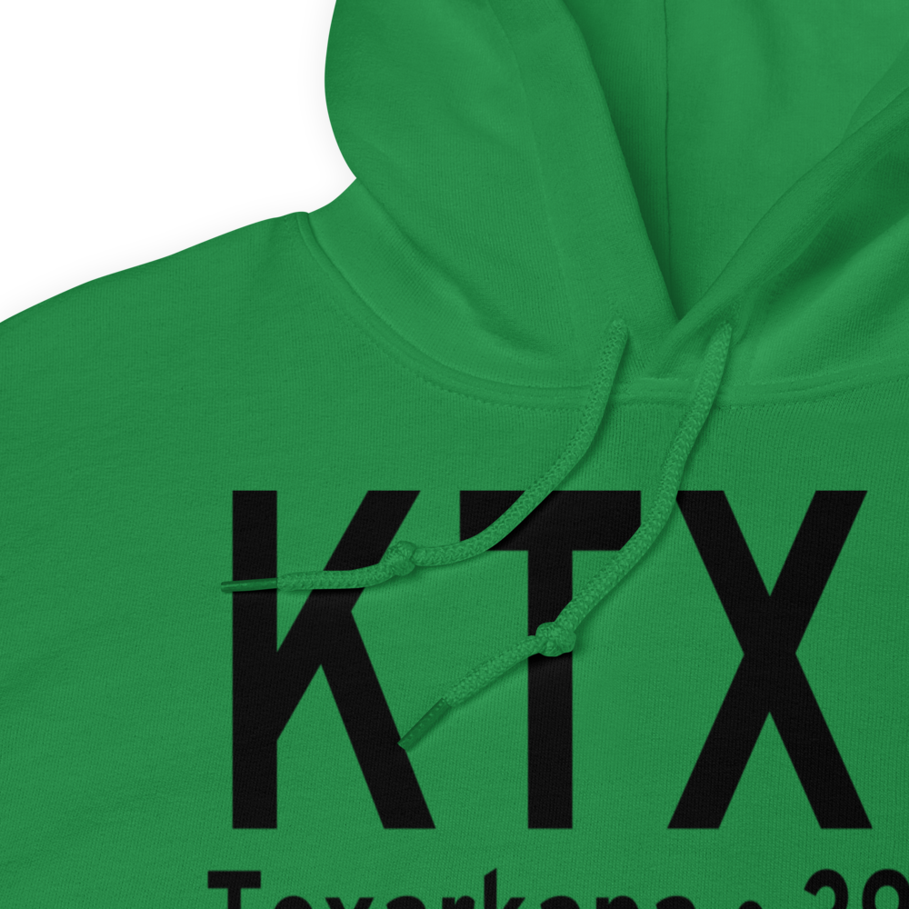 Texarkana Regional Webb Field (KTXK) ICAO Hoodie Sweatshirt 