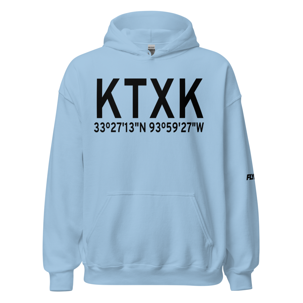 Texarkana Regional Webb Field (KTXK) ICAO Hoodie Sweatshirt 