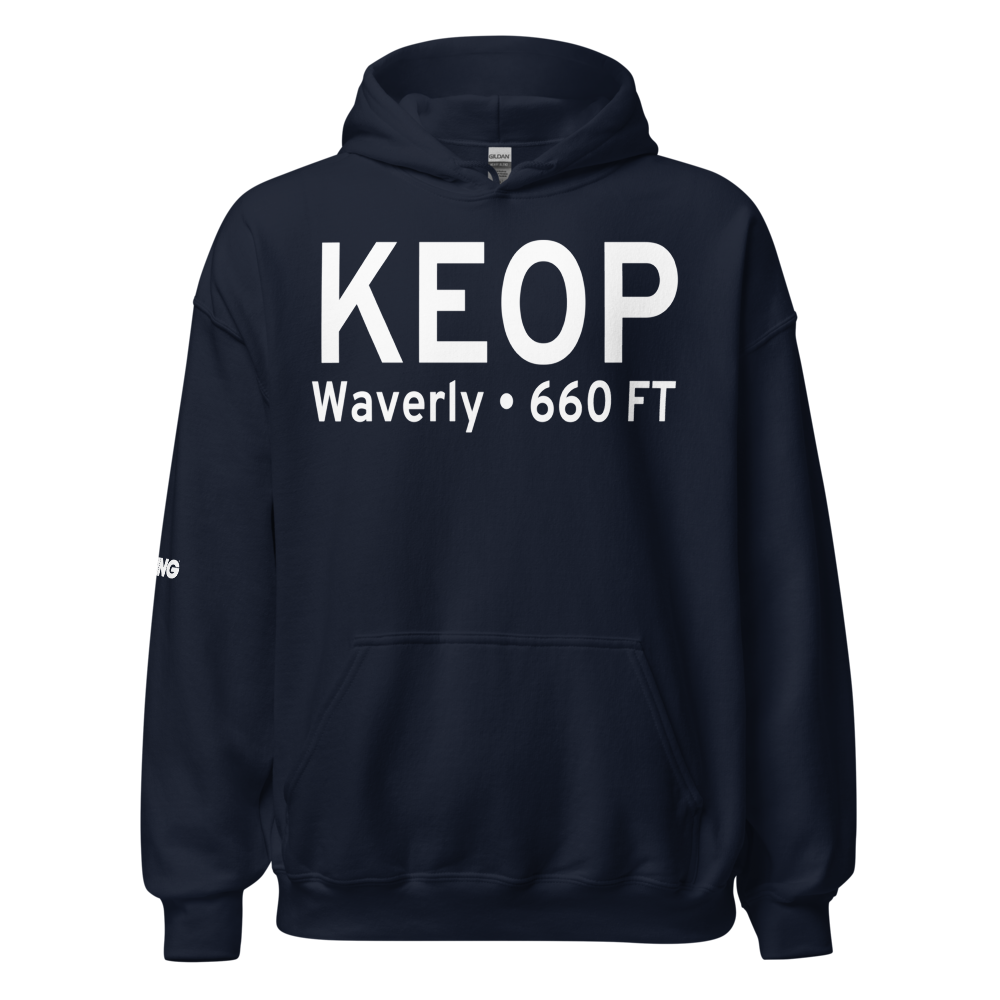 Pike County Airport (KEOP) ICAO Hoodie Sweatshirt 