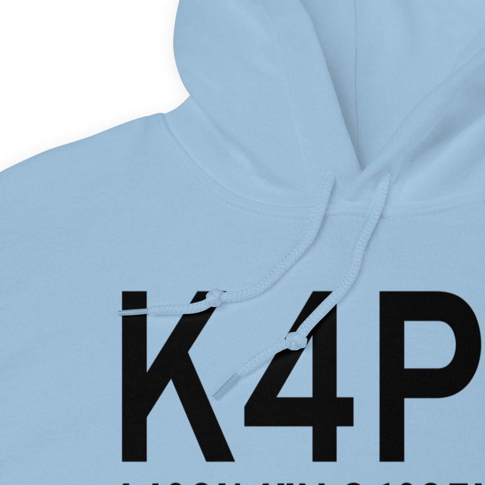 Flandreau Municipal Airport (K4P3) ICAO Hoodie Sweatshirt 