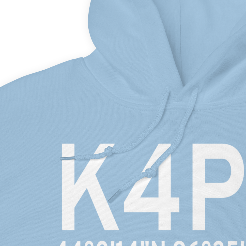 Flandreau Municipal Airport (K4P3) ICAO Hoodie Sweatshirt 