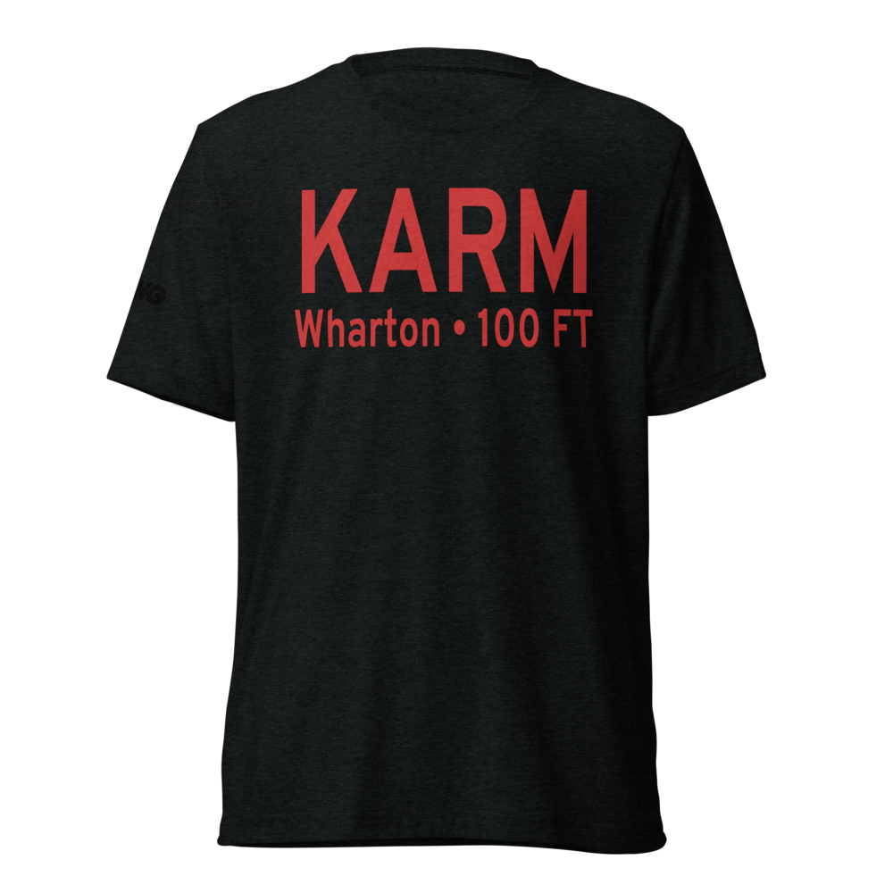 Wharton Regional Airport (KARM) ICAO Tri-blend T-Shirt 