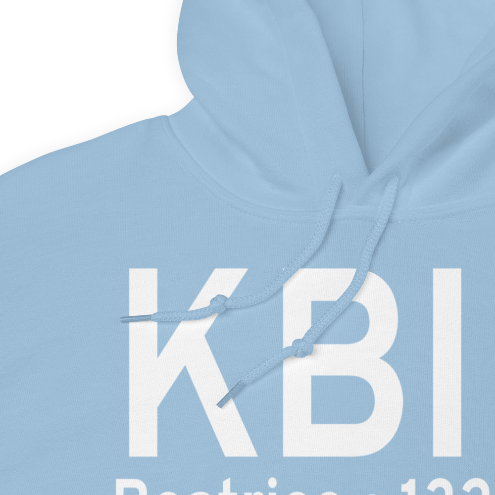 Beatrice Municipal Airport (KBIE) ICAO Hoodie Sweatshirt 