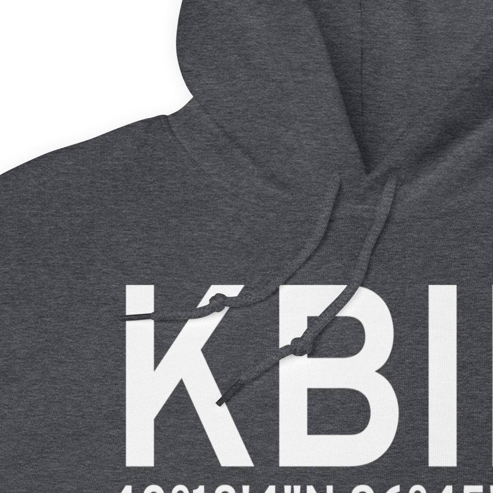 Beatrice Municipal Airport (KBIE) ICAO Hoodie Sweatshirt 