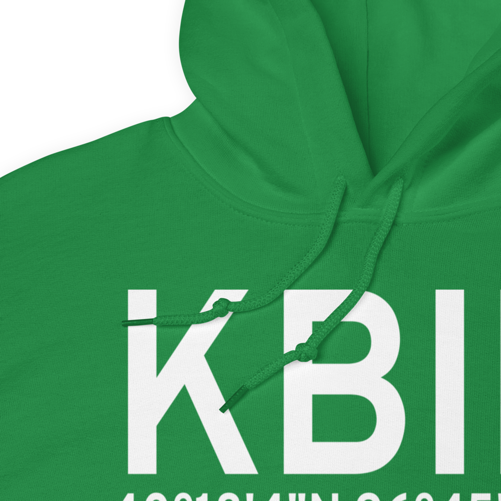 Beatrice Municipal Airport (KBIE) ICAO Hoodie Sweatshirt 