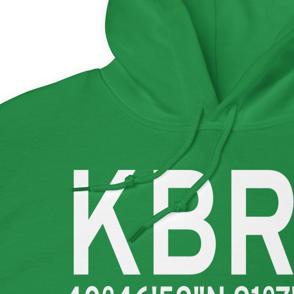 Southeast Iowa Regional Airport (KBRL) ICAO Hoodie Sweatshirt 