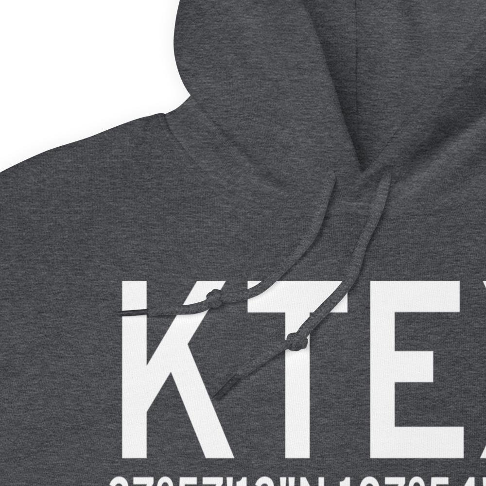 Telluride Regional Airport (KTEX) ICAO Hoodie Sweatshirt 