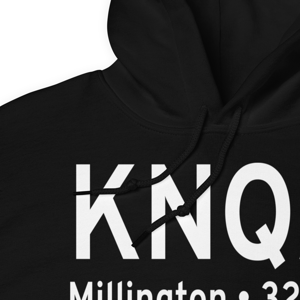Millington-Memphis Airport (KNQA) ICAO Hoodie Sweatshirt 