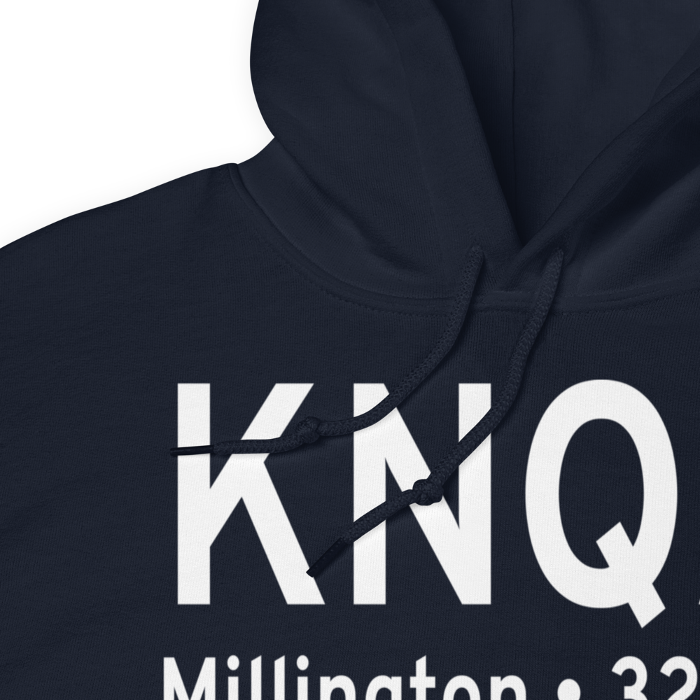 Millington-Memphis Airport (KNQA) ICAO Hoodie Sweatshirt 